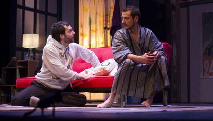 Un momento de 'Pánico', en el Teatro Colón de A Coruña.