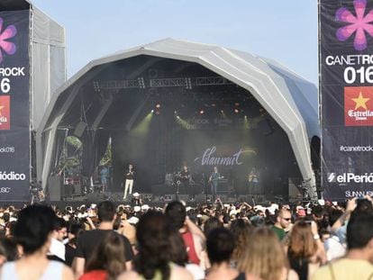 L&#039;escenari del Canet Rock.