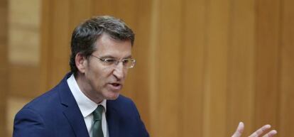 Alberto Núñez Feijóo, presidente de la Xunta de Galicia.