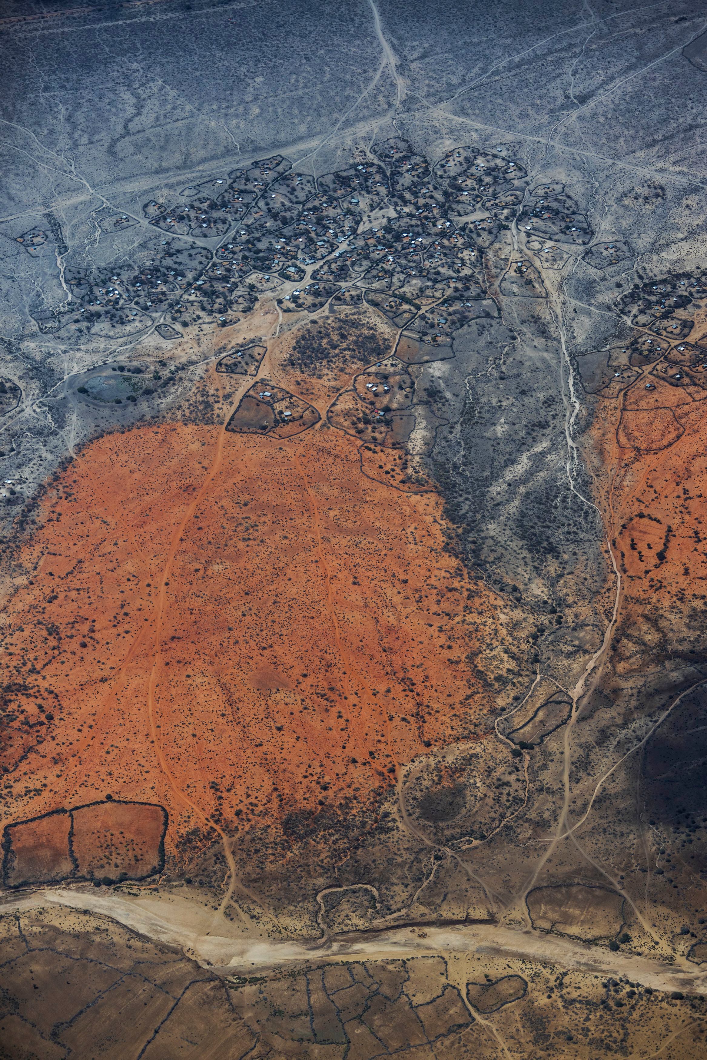Vista aérea de una parte del territorio somalí.