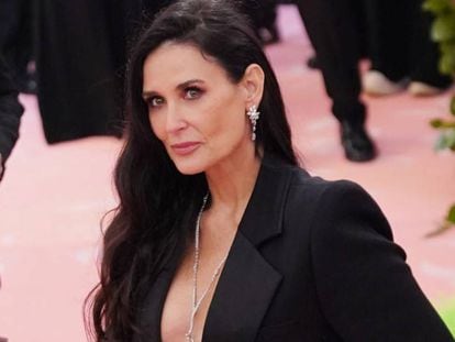 Demi Moore, en la gala del Met, en Nueva York, el pasado mayo.