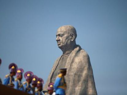 La efigie del héroe de la unidad india mide casi el doble que la Estatua de la Libertad y ha costado 352,5 millones de euros