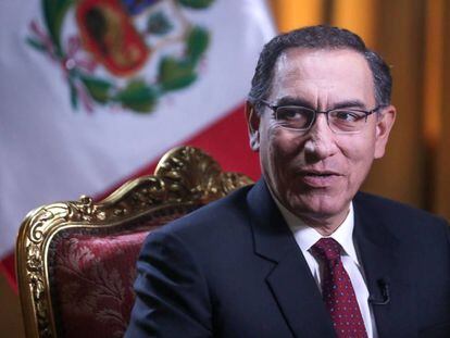 El presidente peruano, Martín Vizcarra, esta semana.