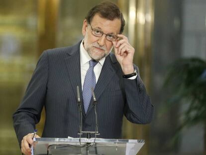 El presidente del Gobierno en funciones, Mariano Rajoy.