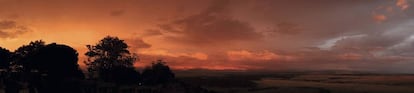 El ocaso en el Masái Mara.