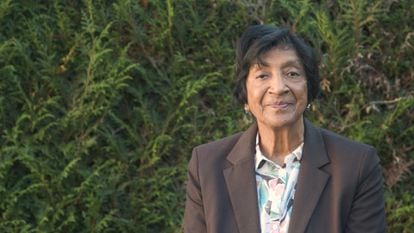 Retrato de Navanethem Pillay, presidenta de la Comisión Internacional contra la Pena de Muerte.