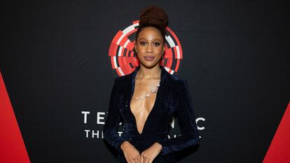 Hailee Kaleem Wright, en la alfombra roja de una gala benéfica, en octubre de 2022 en Nueva York.