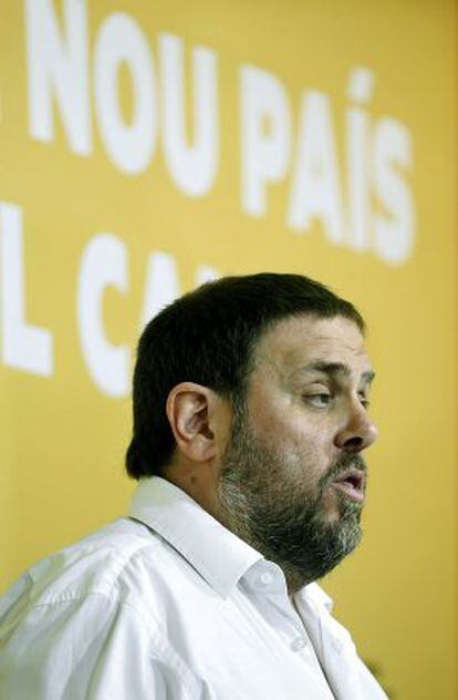 El presidente de Esquerra Republicana de Catalunya, Oriol Junqueras.