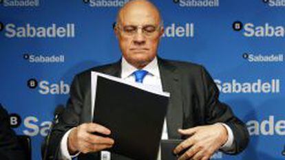 Jos&eacute; Oliu, presidente de Banco Sabadell.