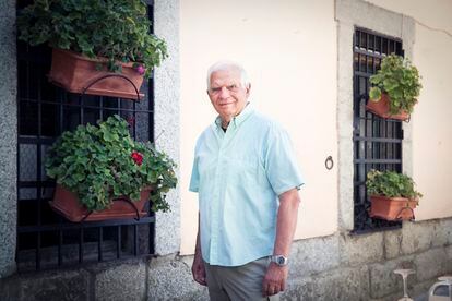 El jefe de la diplomacia europea, Josep Borrell, el martes en San Lorenzo de El Escorial (Madrid).