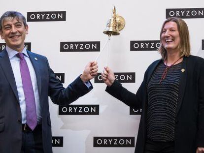 Carlos Buesa y Tamara Maes, fundadores de Oryzon Genomics.