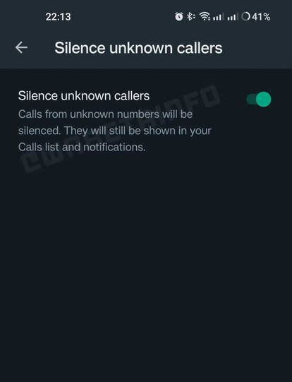 Silenciar WhatsApp
