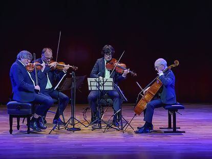 El Cuarteto Danel durante el primero recital del ciclo Weinberg, el 13 de marzo en la Fundación Juan March de Madrid