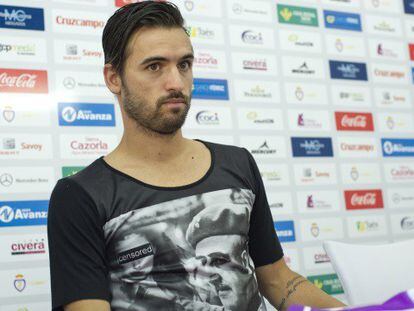 Nuno Silva, en su presentación con el Jaén.