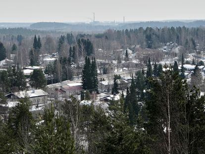 Imagen de la ciudad fronteriza de Imatra, el pasado 24 de marzo.
