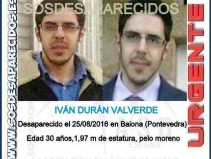 Un joven de 30, tercer desaparecido en Galicia en una semana