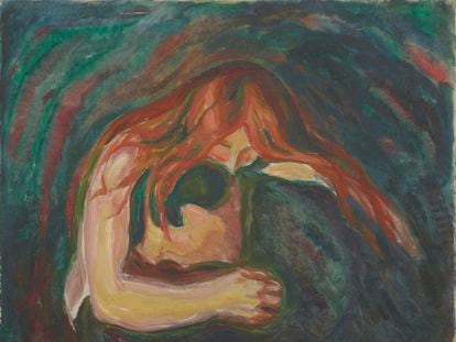 'Vampiro' (1916-1918), Edvard Munch.