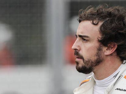 Fernando Alonso, después de retirarse el domingo pasado en el GP de Mónaco.