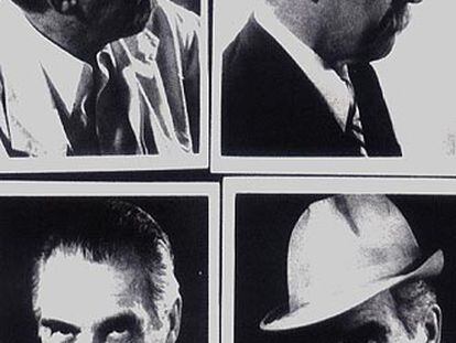 Imágenes de Mengele manejadas por la policía de Brasil.