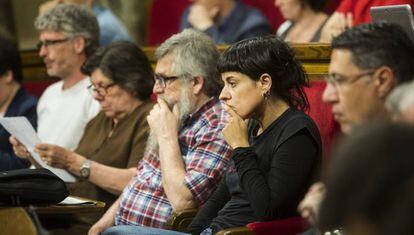 Pleno sobre presupuestos en el Parlament de Catalunya. 