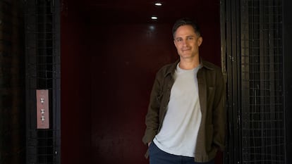 Gael García en los estudios Churubusco. 
