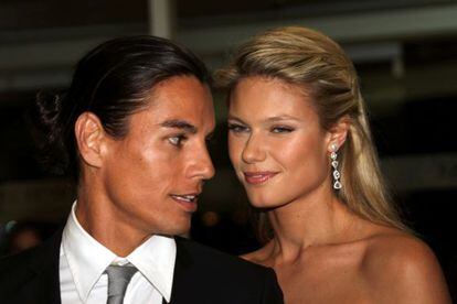 Julio José Iglesias y su novia, Charisse Verhaert.