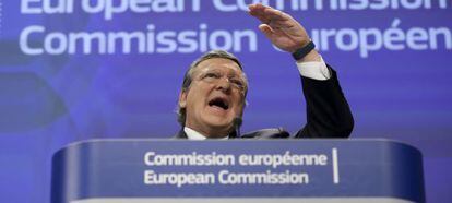José Manuel Barroso, aquest dimecres, a Brussel·les.