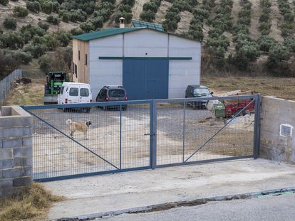 Finca en Jayena (Granada) donde un hombre de 40 años murió este lunes tras recibir varios disparos de escopeta presuntamente por dos hombres que ya han sido detenidos por la Guardia Civil.