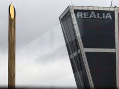 Torre de oficinas de Realia en Madrid.
