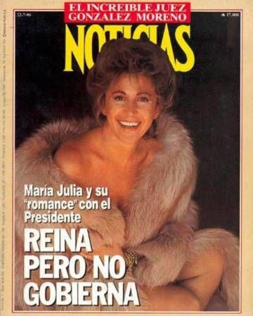 Alsogaray en la portada de la revista Noticias, en 1990.