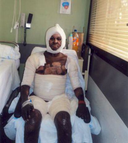 Patrick Hervé, en el Hospital de Getafe.