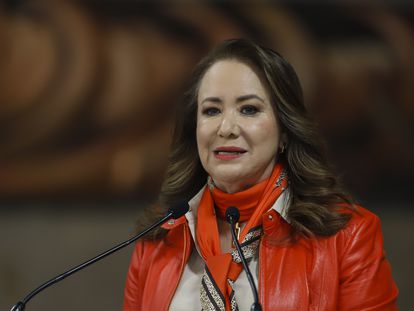 Yasmín Esquivel durante un acto protocolario en Ciudad de México, el pasado 25 de noviembre.