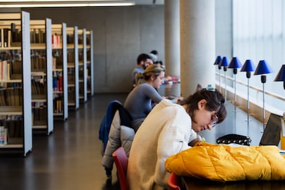 Biblioteca Agustí Centelles de Barcelona este jueves.