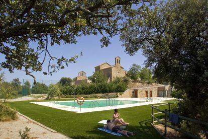 La piscina municipal de Tiurana, el pueblo más endeudado de Lleida.