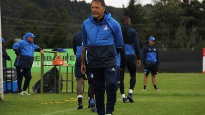 Miguel Ángel Russo, director técnico de Millonarios de Bogotá.