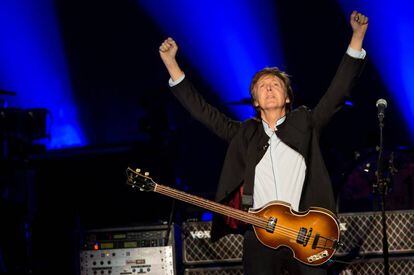 Paul McCartney, en una actuación en París dentro de su actual gira el pasado 30 de mayo.
