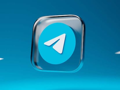 Telegram logo fondo