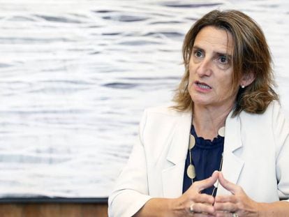 La vicepresidenta tercera del Gobierno y ministra de Transición Ecológica y para el Reto Demográfico, Teresa Ribera.