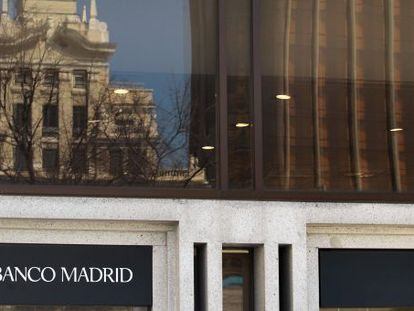 Sede social de Banco Madrid. 