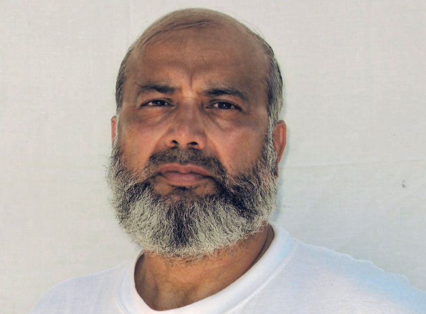 Saifullah Paracha, de 73 años, es el preso con mayor edad en la base de Guantánamo, Cuba.
