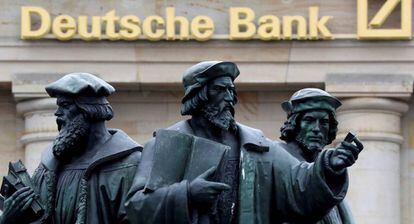 Edificio de Deutsche Bank, en la ciudad alemana de Frankfurt.