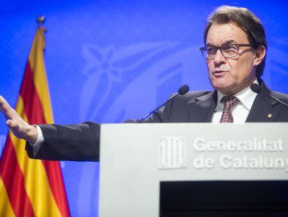 El president de la Generalitat, Artur Mas.