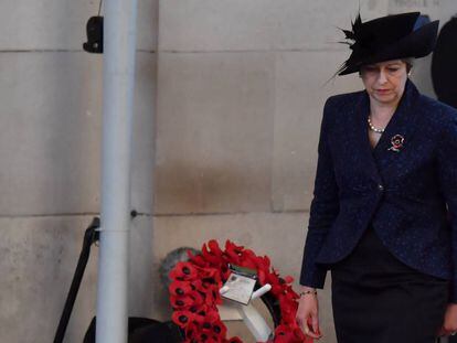 La primera ministra británica, Theresa May. 