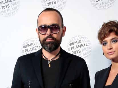 Risto Mejide y Laura Escanes en una entrega de premios en Barcelona en octubre de 2018.