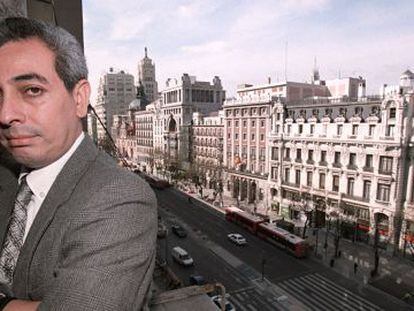 Jorge Eduardo Benavides, novelista peruano, entrevistado en Madrid en 2002.