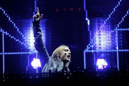 El 'dj' David Guetta, en su última actuación en Madrid, el pasado mayo.