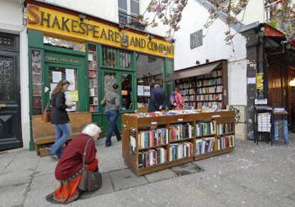 La librería Shakespeare and Company, en París.