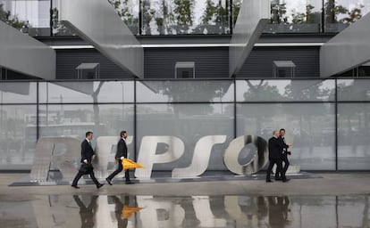 Sede corporativa de Repsol en la calle de Méndez Álvaro de Madrid.