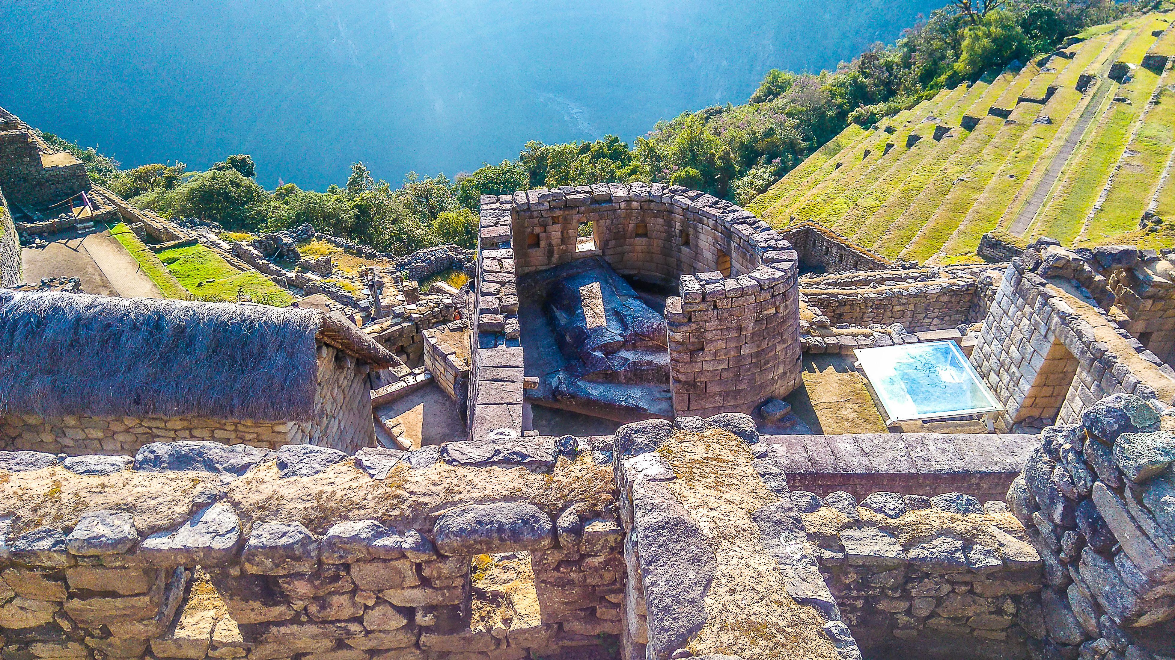 El Templo del Sol, una de las construcciones más enigmáticas e importantes de Machu Picchu.