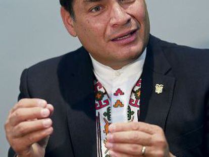 El presidente de Ecuador, Rafael Correa.